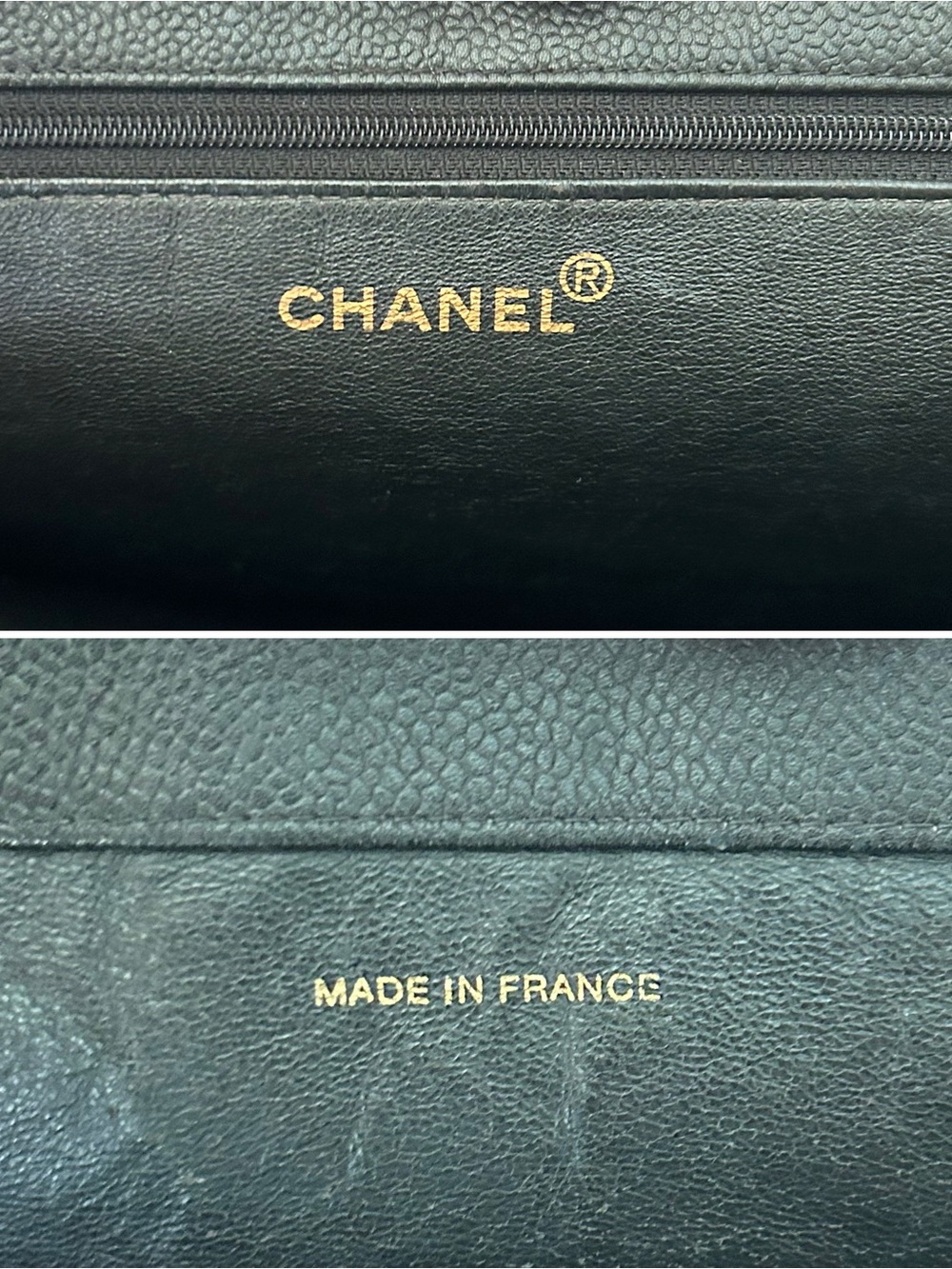CHANEL Black Caviar Leather CC Tote - Picture 9 of 16